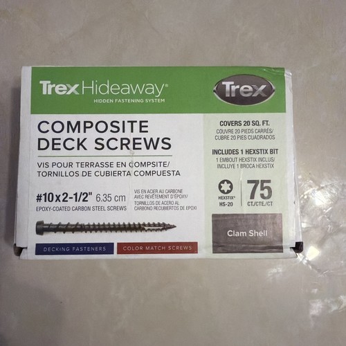 Trex 1 2 in composite - x, 2-1/2-in