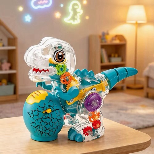 Walking rex dinosaur toy led - t-rex,